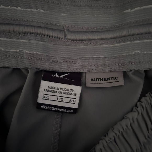 Nike Duke blue devils vintage basketball elite game shorts size 2XL grey - Picture 2 of 4